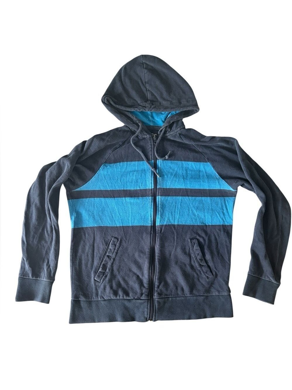 Old Navy Turquoise Zip Up Hoodie Medium